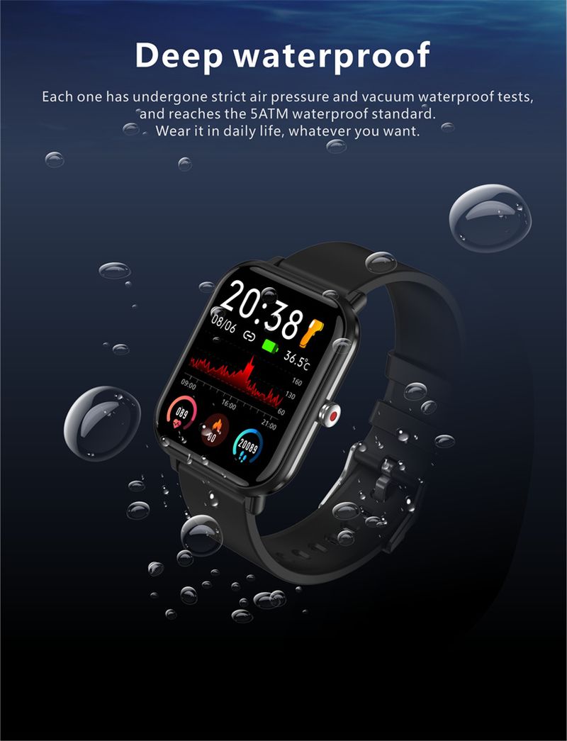 Q9 PRO Body Temperature 1.69 Smart Watch